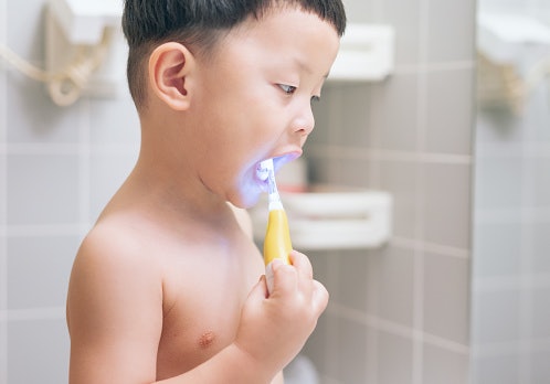A Built-In Timer Helps With Toothbrush Training