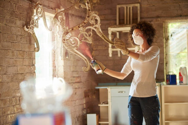 For Irregularly-Shaped Surfaces, Spray Paints Work Best