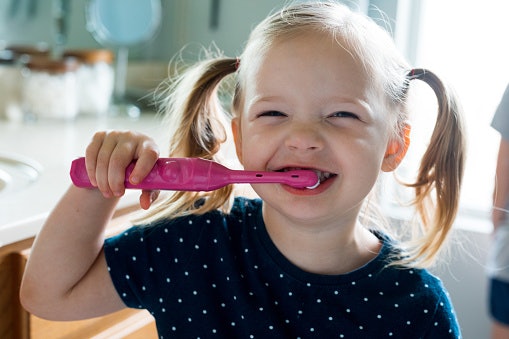 An Easy-to-Grip Handle Allows Your Child Hold the Toothbrush Properly