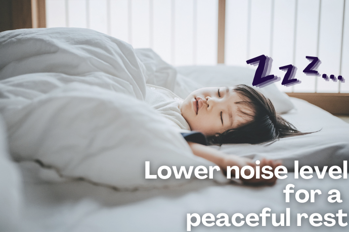 For Peaceful Sleep, Go for Units With a 50dB Noise Level or Lower