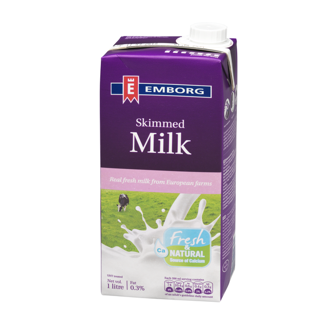 Emborg Skimmed Milk 1