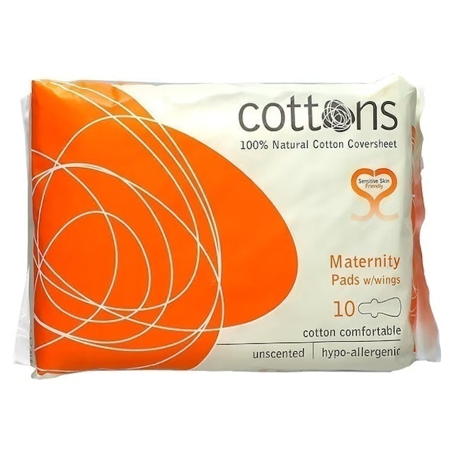 Cottons 100% Natural Cotton Coversheet Maternity Pads 1