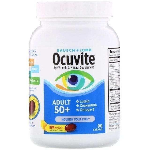 Bosch & Lomb Ocuvite Eye Vitamin and Mineral Supplement 1