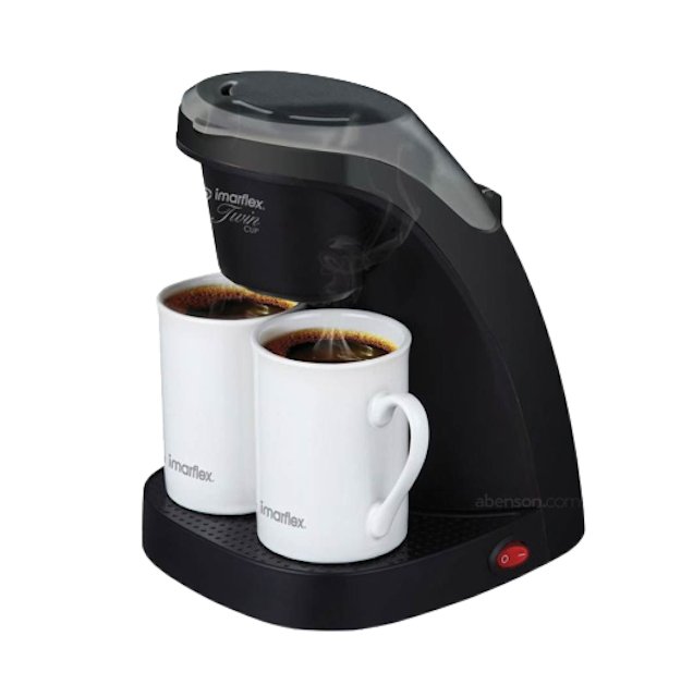 Imarflex Twin Cup Coffee Maker  1