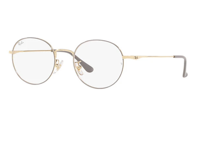 Ray-Ban Eyeglass With Light Grey Metal Frame Asian Collection 1