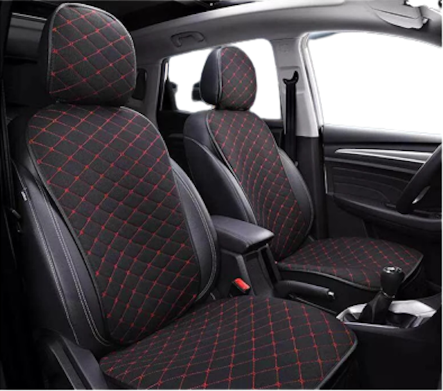 SEAMETAL Flax Car Seat Covers Interior Seat Cushion 1