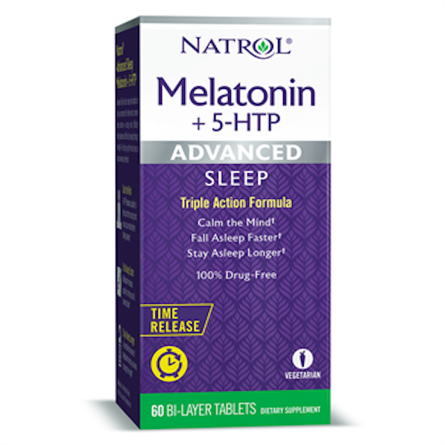 Natrol Melatonin + 5 HTP Advanced 1