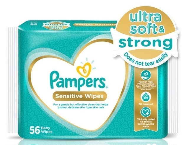 Pampers Sensitive Wipes 1
