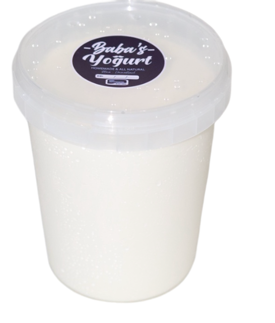 Baba's Plain Unsweetened Yogurt 1