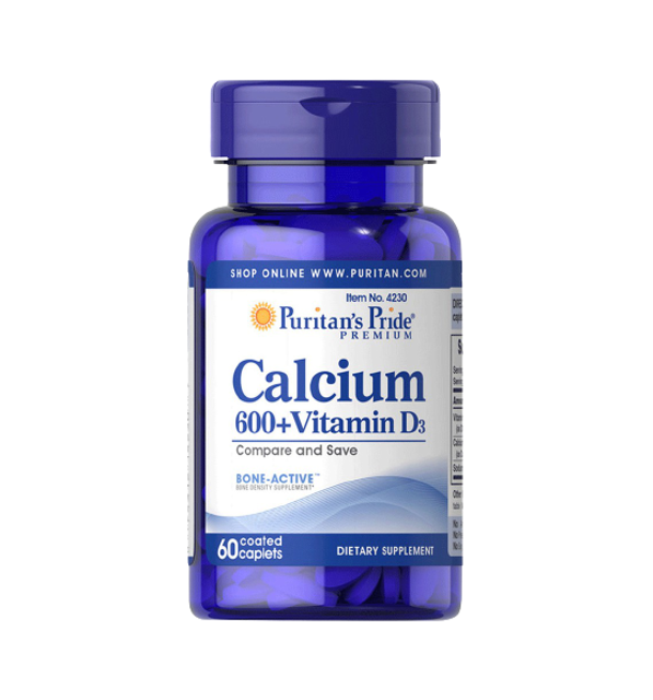 Puritan's Pride Calcium Carbonate + Vitamin D 1
