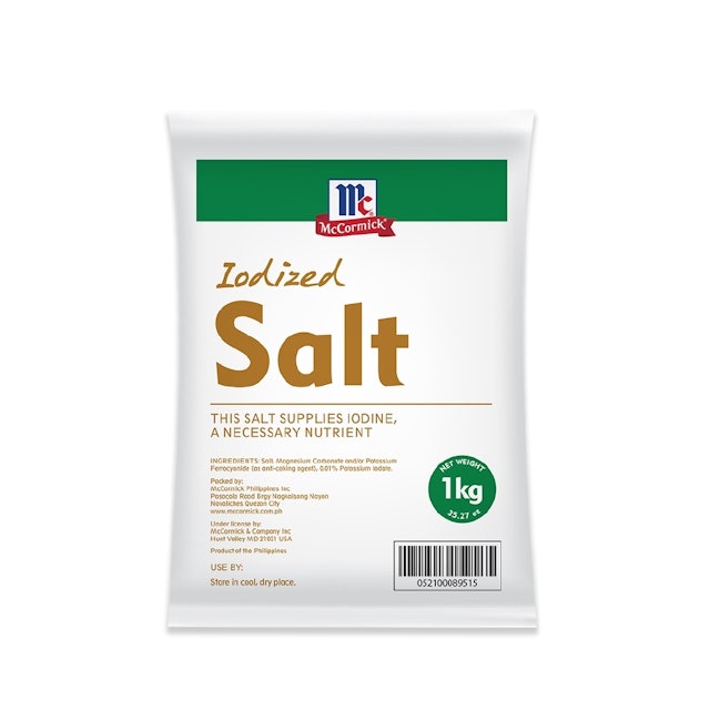 McCormick Iodized Salt 1