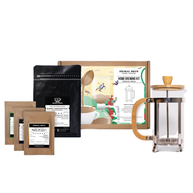 Primal Brew  French Press Home Brewing Kit 1