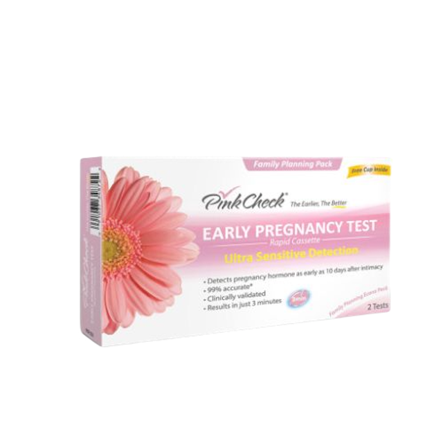 Pink Check Cassette Early Pregnancy Test Kit  1