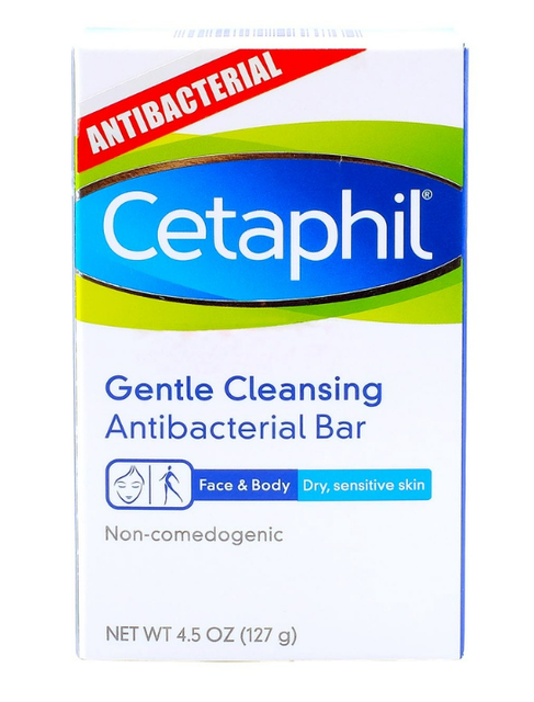 Cetaphil Gentle Cleansing Antibacterial Bar 1