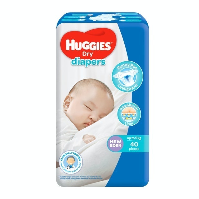 Huggies Newborn Dry Diapers 1