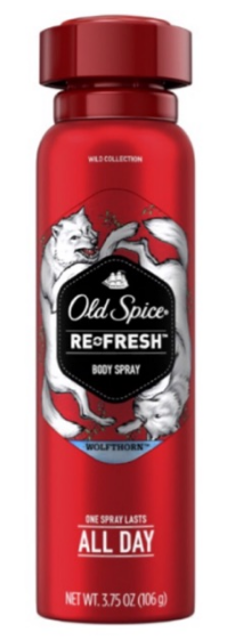 Old Spice Wolfthorn Re-Fresh Body Spray 1
