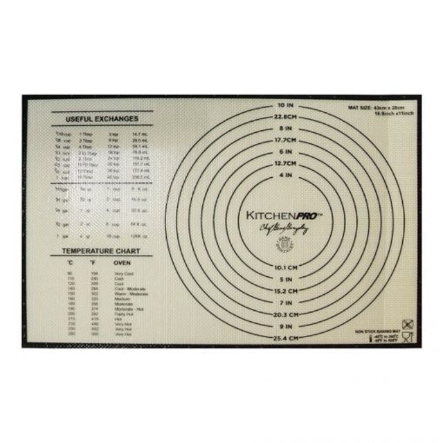 KitchenPro Pastry Mat with Measurement 1
