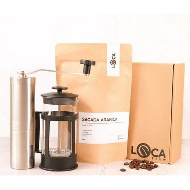 Loca Brew Grind & Brew Kit gift/bundle set 1