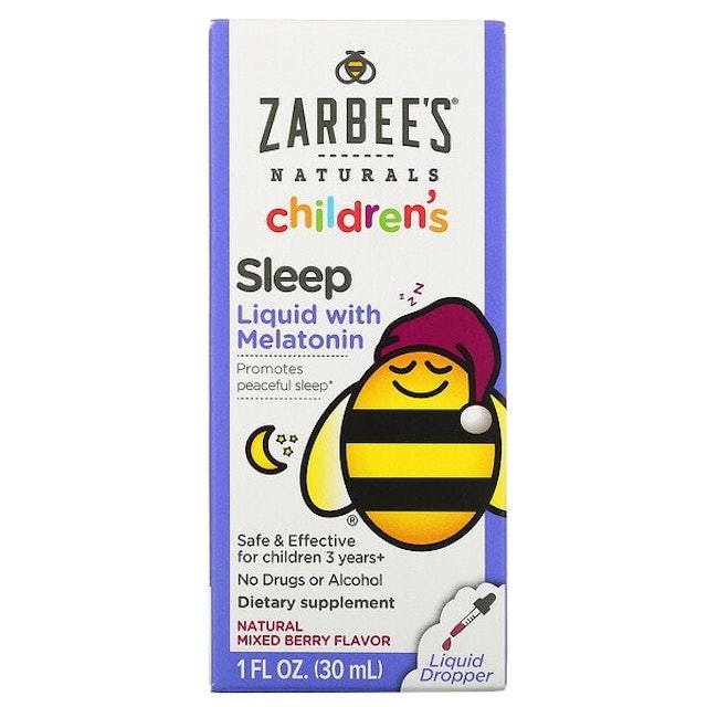 Zarbee's Naturals  Children's Sleep Liquid with Melatonin  1