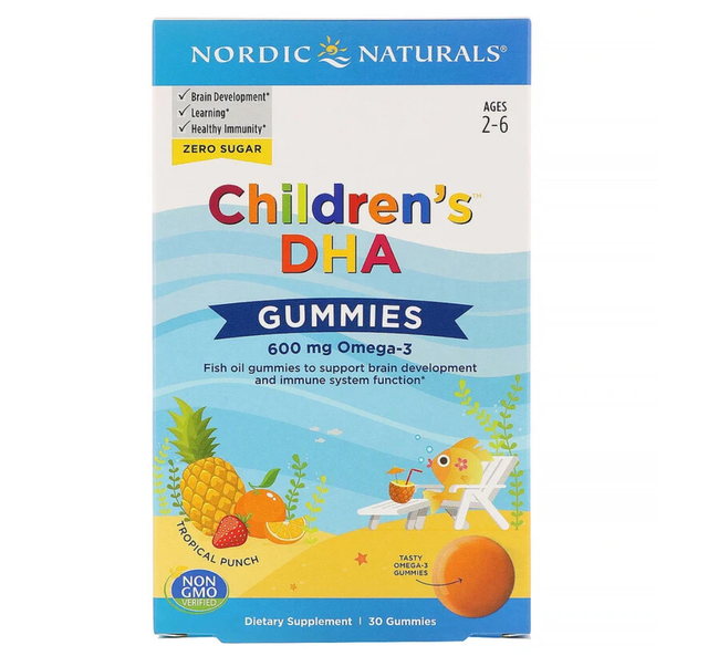 Vitamins Nordic Naturals Children's DHA Gummies 1