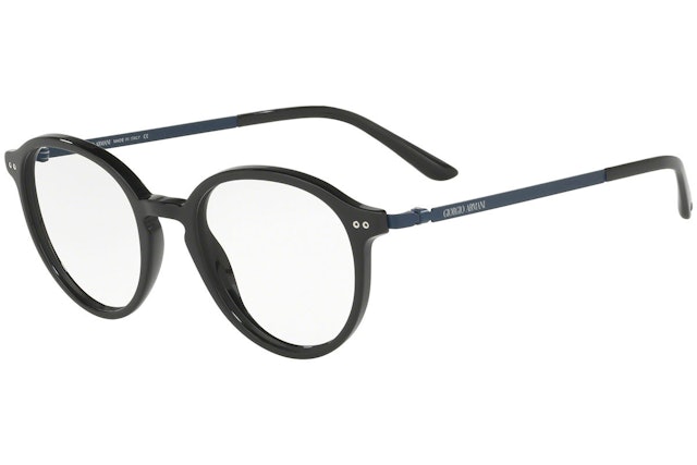 Giorgio Armani Round Eyeglass With Thick Plastic Frame 1