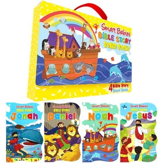 Smart Babies Bible Story Board Books With Carry Case 1
