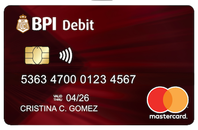 Bank of the Philippine Islands (BPI) Debit Mastercard 1