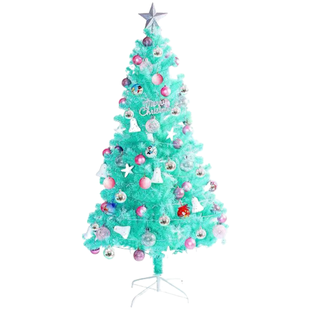 Tiffany Blue Christmas Tree Set 1