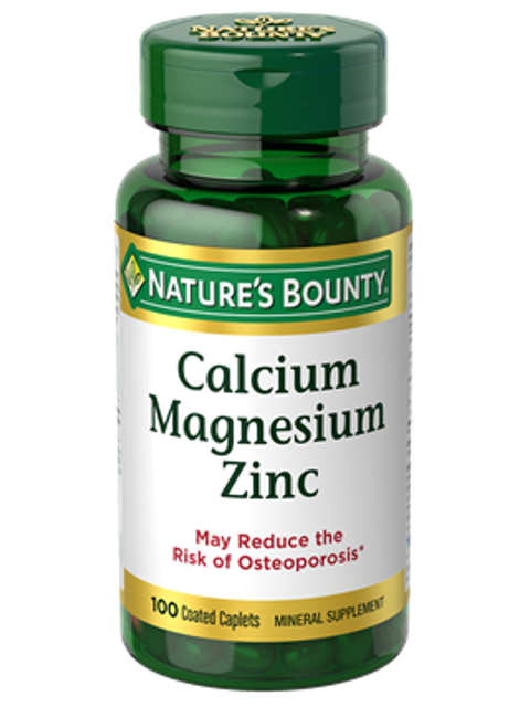 Nature's Bounty Calcium Magnesium Zinc With Vitamin D3 1