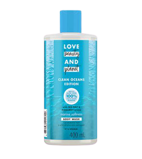 Love Beauty and Planet Sea Salt & Bergamot Marine Softness Body Wash 1