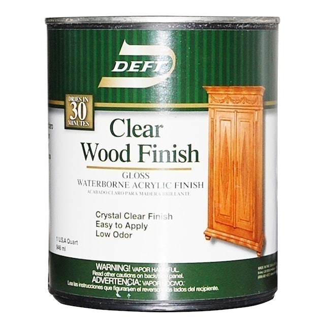 Deft Clear Wood Finish 1