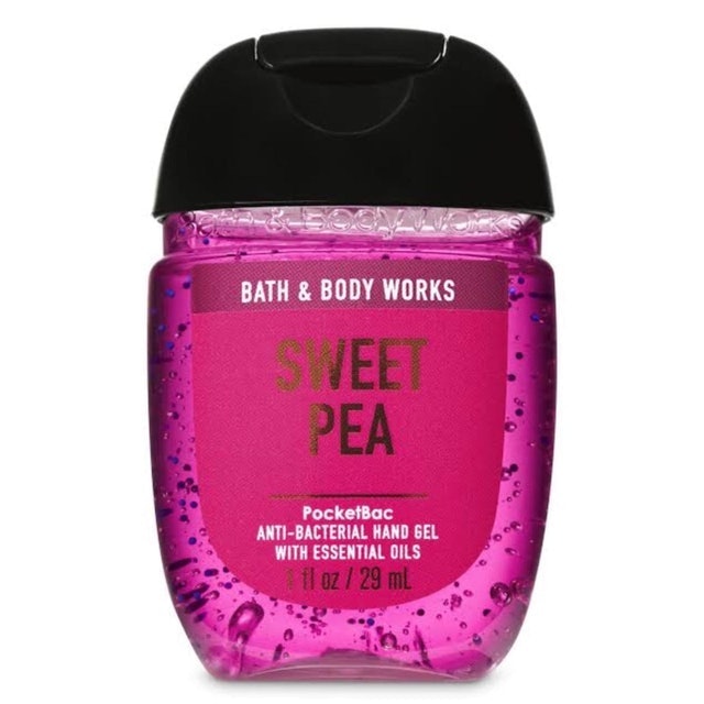 Bath and Body Works Pocketbac Sweet Pea Anti-bacterial Hand Gel 1