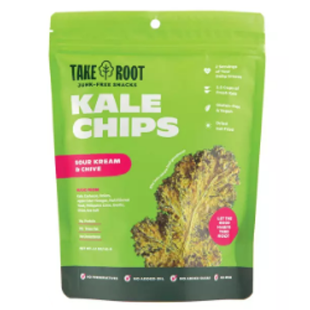 Take Root Sour Kream & Chive Kale Chips 1