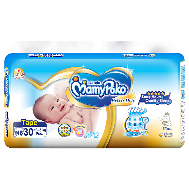 MamyPoko Extra Dry Taped Diaper 1