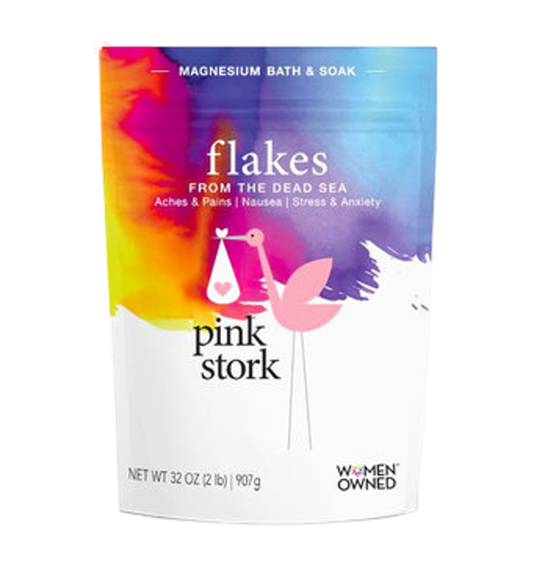 Pink Stork Pregnancy Flakes: Magnesium Bath & Soak 1