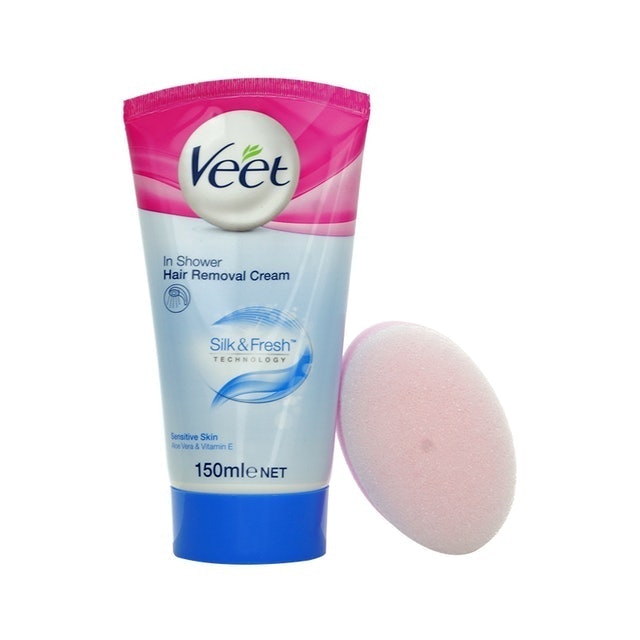 Veet In Shower Hair Removal Cream Sensitive 1