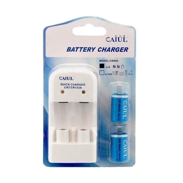 Caiul  CR2 Rechargeable Battery with Battery Charger 1