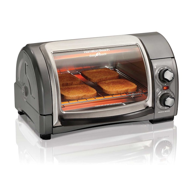 Hamilton Beach Easy Reach® Toaster Oven with Roll-Top Door 1