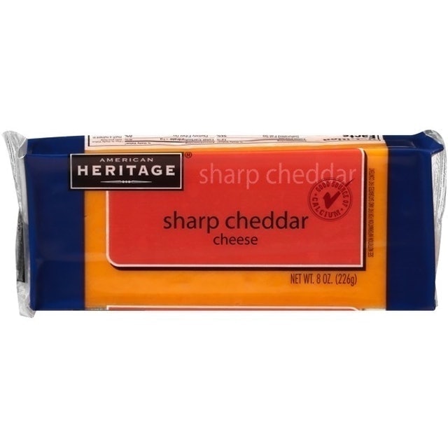 American Heritage Sharp Cheddar Cheese 1