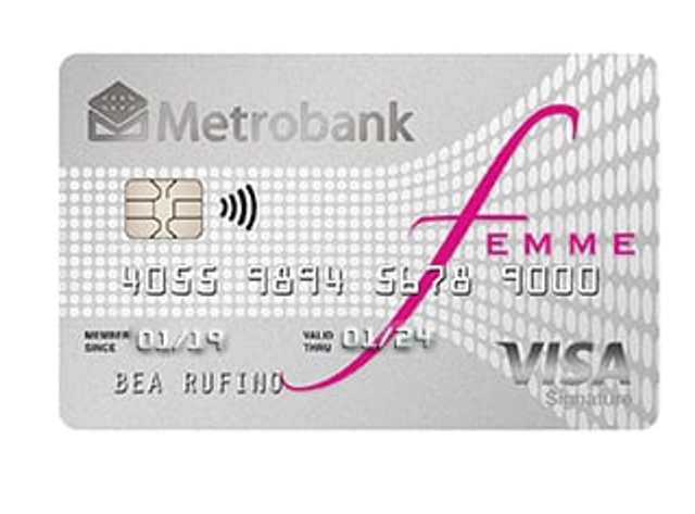 Metrobank Femme Signature Visa 1