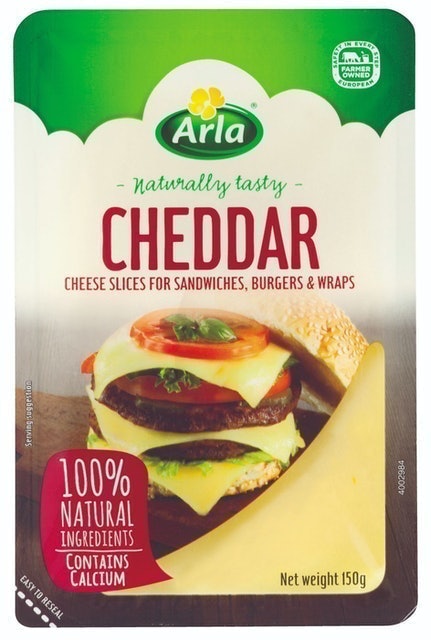 Arla Cheddar Sliced Cheese 1